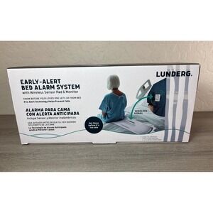 Lunderg Early Alert Bed Alarm System Wireless Sensor Pad Monitor Elderly Fall Pr